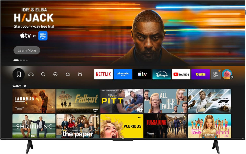 TCL 75-Inch F8D Series 4K QLED Smart TV (75F8D, 2026 Model) with Dolby Vision HDR and Dolby Atmos, Game Accelerator 288 and VRR for Sports and Gaming | Fire TV, Alexa+, 120Hz Refresh, LED Backlighting