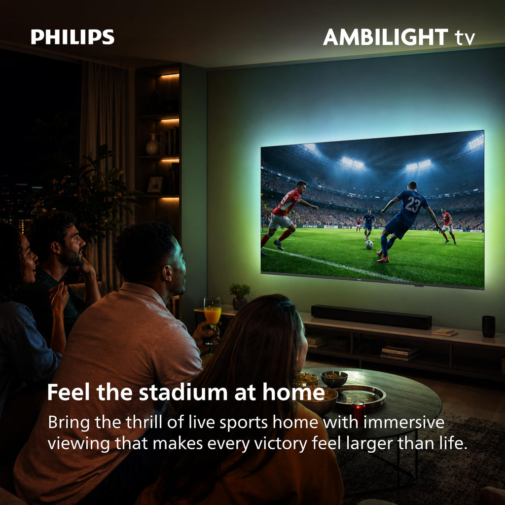 PHILIPS 50 Inch 4K QLED Roku TV, 7985 Series with Ambilight, UHD 2160p, HDR