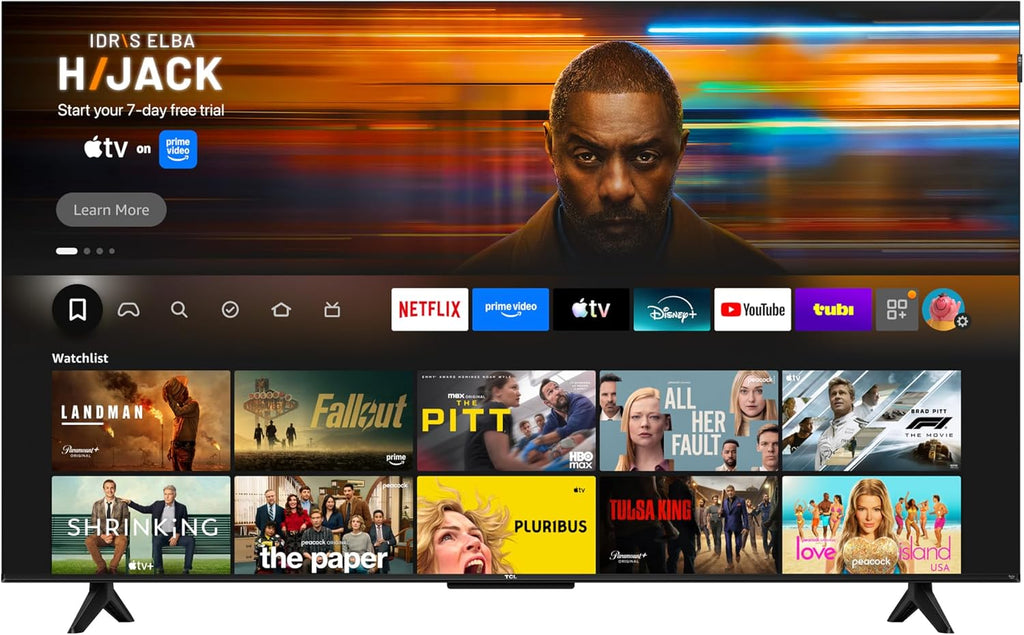 TCL 50-Inch F7D Series QLED 4K UHD Smart TV (50F7D, 2026 Model) | Dolby Vision & Dolby Atmos, DTS | Voice Remote with Alexa | Motion Rate 240, Game Accelerator 120, Auto Game Mode