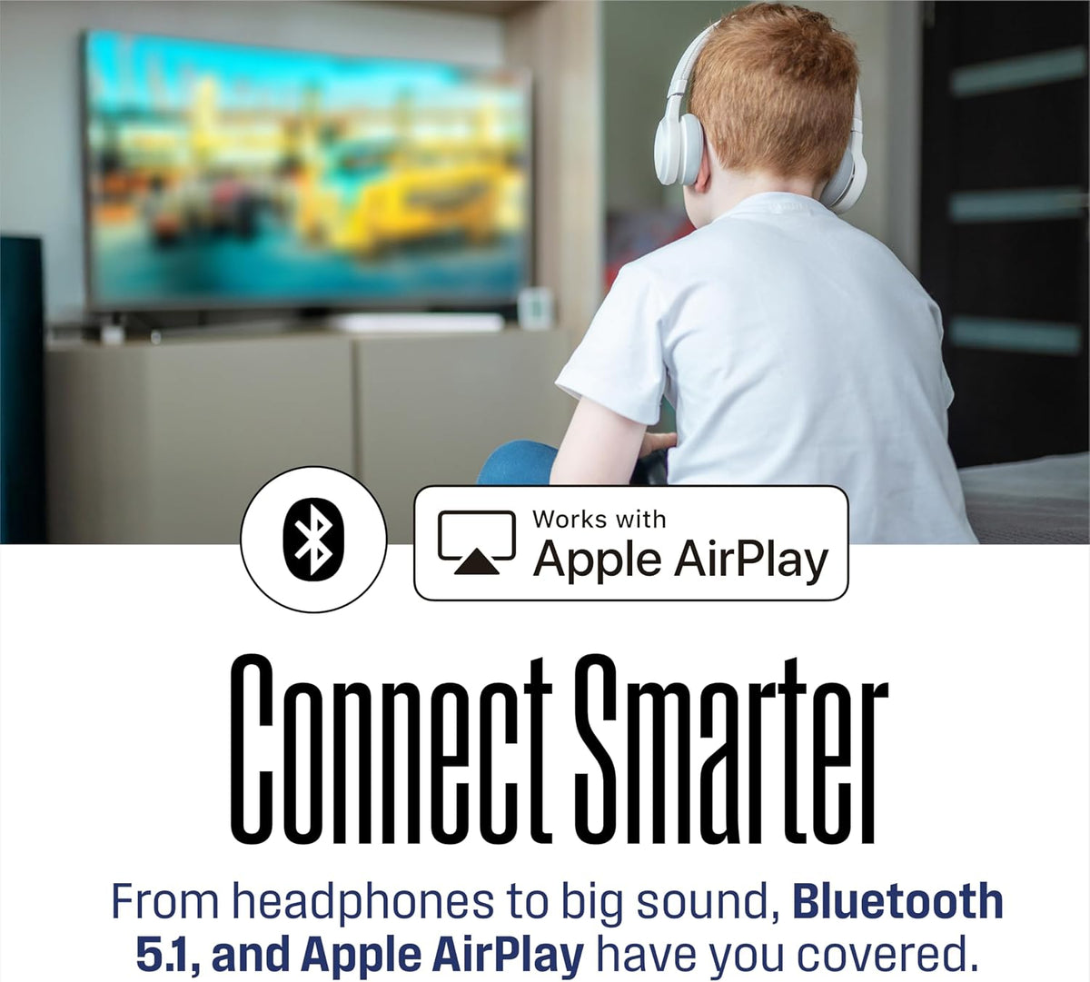 Westinghouse 24-inch Smart TV, HD Xumo TV with Full Function Voice Remote, Flat Screen Television w/Dolby Atmos, Bluetooth, Apple AirPlay, Wi-Fi & Mobile Connectivity