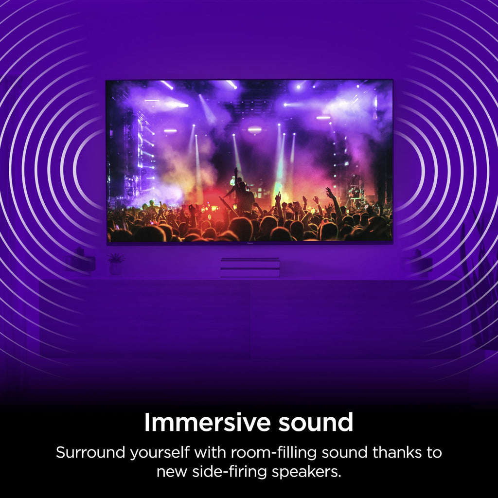 Roku Smart TV â 55-Inch Pro Series 4K QLED RokuTV with Backlit Roku Voice Remote Pro, Dolby Vision IQ, 120Hz Refresh Rate â Live Local News, Sports, Gaming