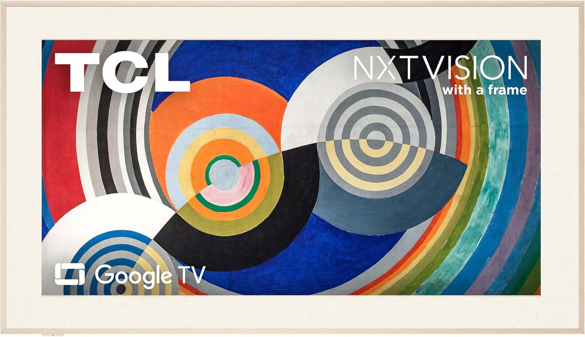 TCL 55" NXTVISION Series Picture Frame TV, Google Smart TV QLED 4K, 55A300W