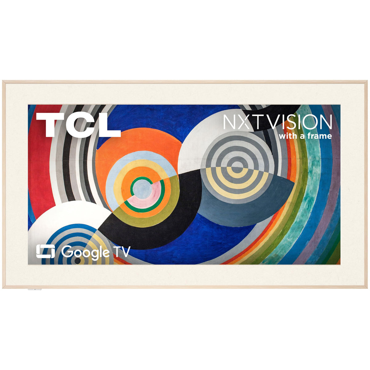 TCL 55" NXTVISION Series Picture Frame TV, Google Smart TV QLED 4K, 55A300W