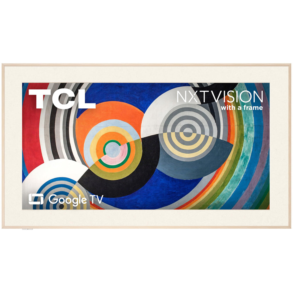 TCL 55" NXTVISION Series Picture Frame TV, Google Smart TV QLED 4K, 55A300W