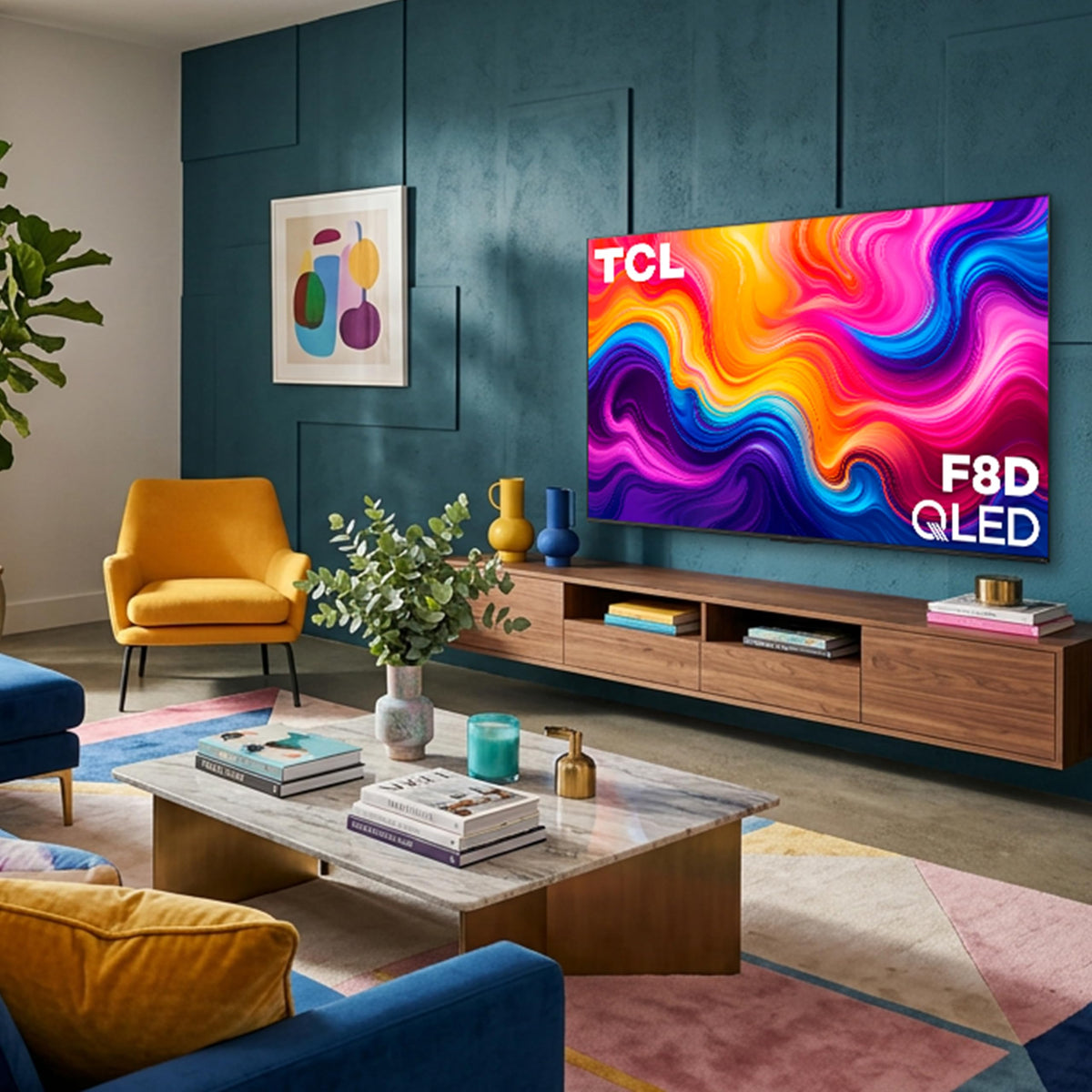 TCL 75-Inch F8D Series 4K QLED Smart TV (75F8D, 2026 Model) with Dolby Vision HDR and Dolby Atmos, Game Accelerator 288 and VRR for Sports and Gaming | Fire TV, Alexa+, 120Hz Refresh, LED Backlighting