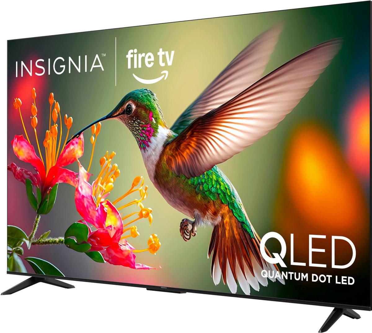 INSIGNIA 55-inch Class QF Series LED 4K UHD QLED Smart Fire TV with Alexa Voice Remote (NS55-UQFL26)