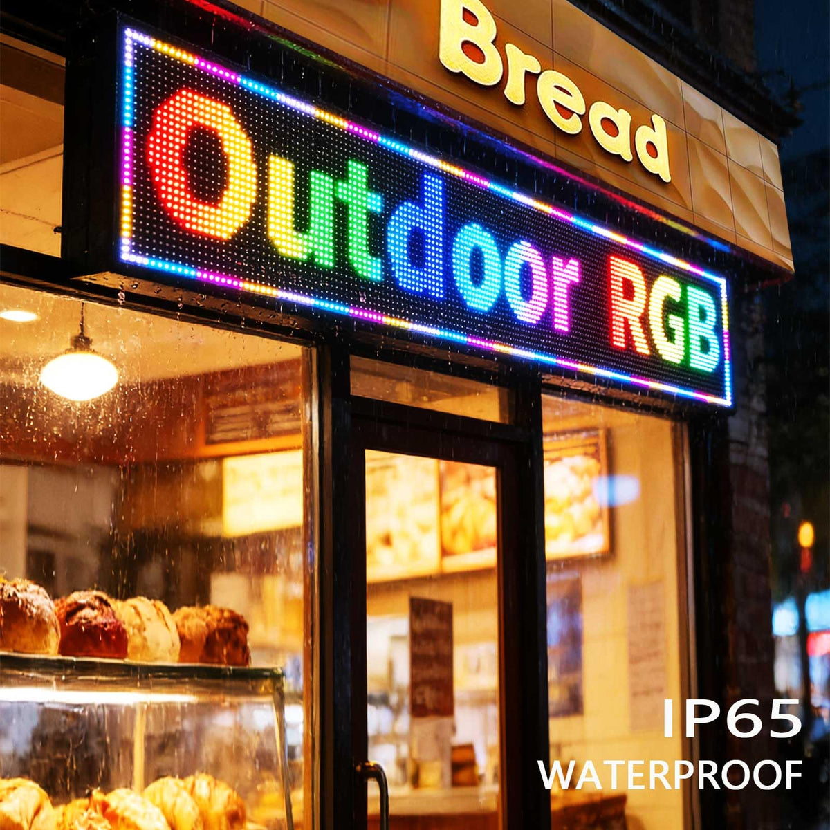 Led Sign Outdoor Programmable Scrolling Digital Open Neon P10 39''x14''