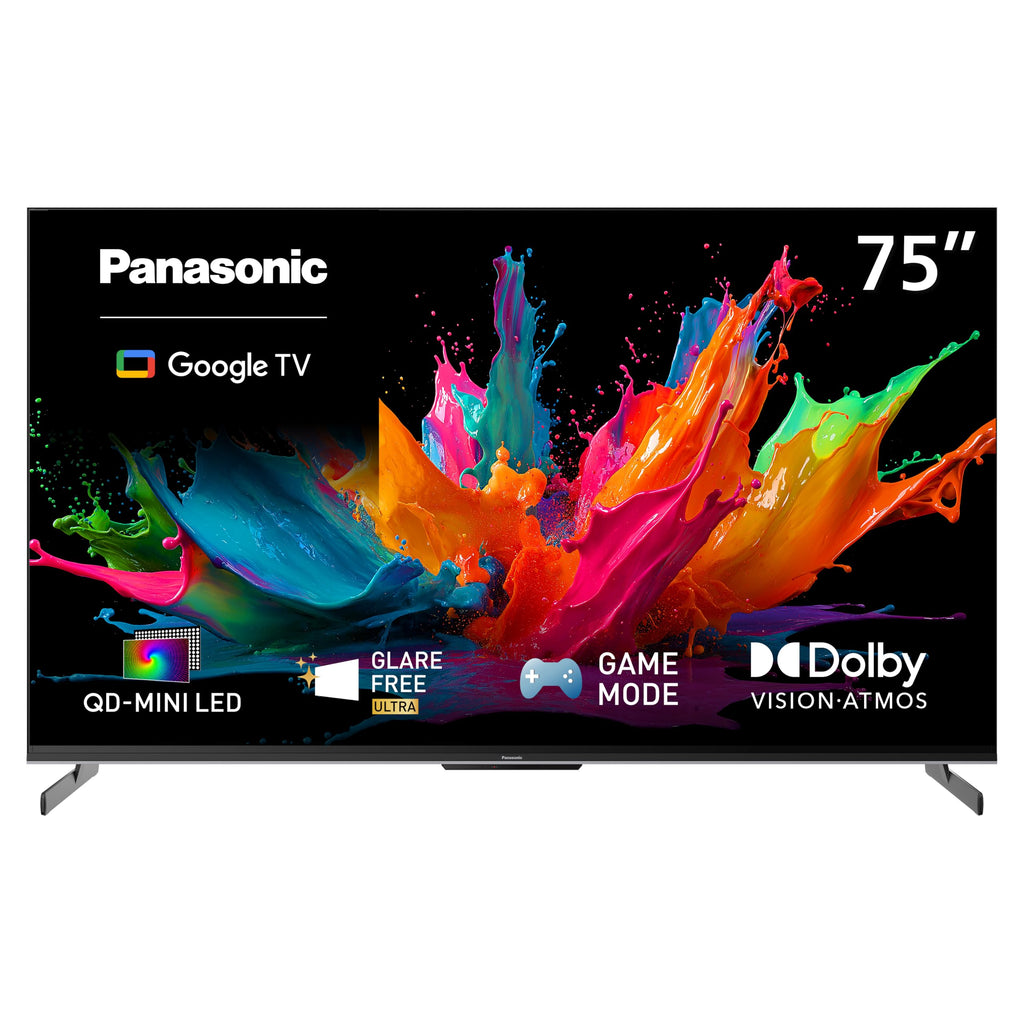 Panasonic W85 Series (2026 Model) 65-inch QD-Mini LED 4K UHD Glare Free Ultra Google TV, Local Dimming Supreme, HDR10+, Dolby Vision, Dolby Atmos, Game Mode - TN-65W85CPS