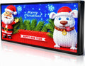 P6(40" * 17") Digital Programmable Scrolling Led Sign Scrolling Outdoor For Business message Board Display Screen Electronic Menu Board Wifi Control Word Light