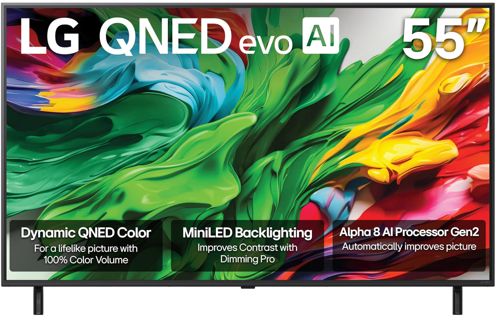 LG 86-Inch Class QNED evo AI QNED85A Series Mini LED 4K Smart TV w/AI Picture, Sound, Super Upscaling 4K, HDR10, Filmmaker Mode, Wow Orchestra, Alexa Built-in (86QNED85AUA, 2025)