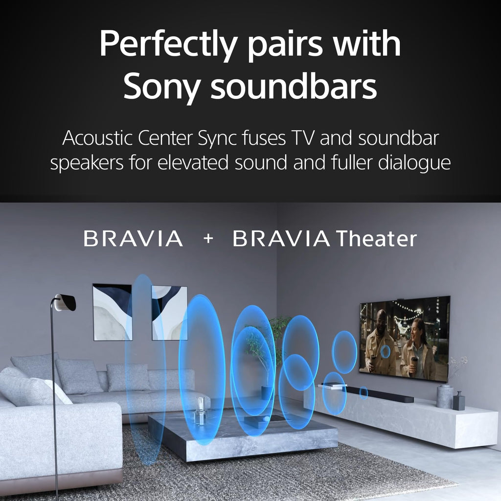 Sony QD-OLED 77 inch BRAVIA XR A95L Series 4K Ultra HD TV: Smart Google TV with Dolby Vision HDR and Exclusive Gaming Features for The PlayStationÂ® 5 XR77A95L BRAVIA Theater Bar 8 Sound Bar