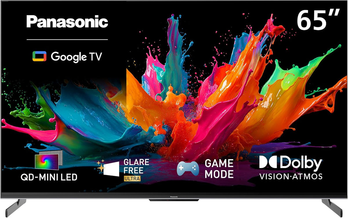 Panasonic W85 Series (2026 Model) 65-inch QD-Mini LED 4K UHD Glare Free Ultra Google TV, Local Dimming Supreme, HDR10+, Dolby Vision, Dolby Atmos, Game Mode - TN-65W85CPS