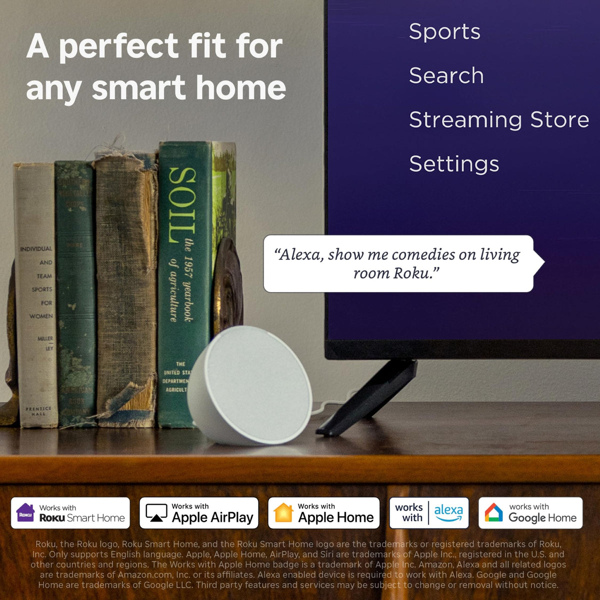 Roku Smart TV â 55-Inch Pro Series 4K QLED RokuTV with Backlit Roku Voice Remote Pro, Dolby Vision IQ, 120Hz Refresh Rate â Live Local News, Sports, Gaming