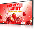 P5 Programmable LED Signs 65"x34" IP65 Waterproof Outdoor Digital Display with WiFi & USB Control, Full-Color 320Ã160 SMD Scrolling Text/Image/Video Advertising Board for Business
