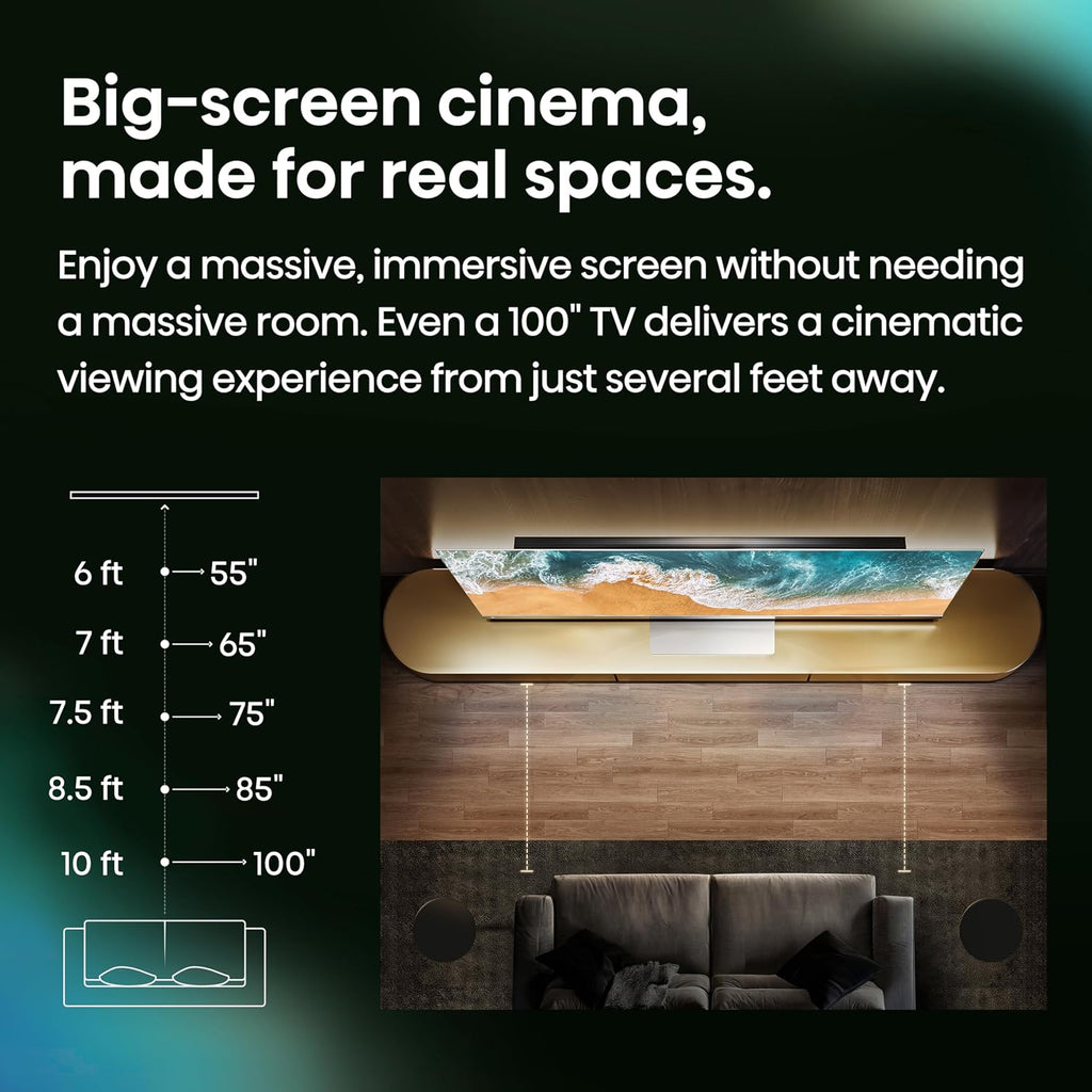 Hisense 65" U6 Pro Series MiniâLED ULED 4K UHD HDR Gaming AI Smart Fire TV (65U6SF Pro, 2026 New) â Hi-QLED, Native 144Hz, Motion Rate 480, Dolby Vision IQ Â· Atmos, HDR10+, Glare-Free, Alexa+