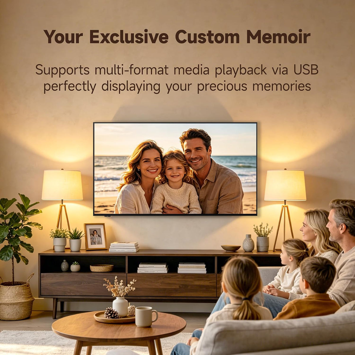 iFFALCON 65-Inch Class QLED 4K F75 Smart TV, Ultra-Slim 1.1'' Floating Picture Frame TV, Seamless Wall-Mount Installation | Dolby Vision IQ, 144Hz, Google TV, Alexa | Works w/Legacy Devices