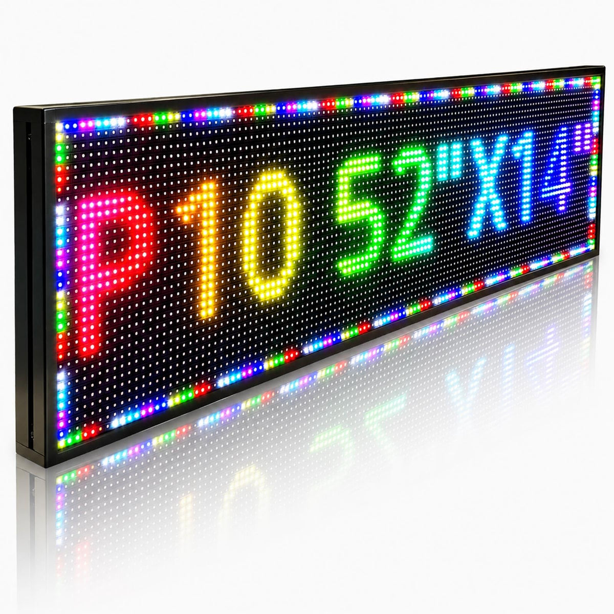 P6(40" * 17") Digital Programmable Scrolling Led Sign Scrolling Outdoor For Business message Board Display Screen Electronic Menu Board Wifi Control Word Light