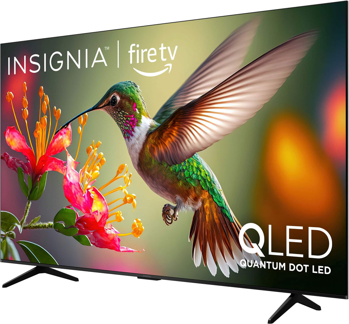 INSIGNIA 55-inch Class QF Series LED 4K UHD QLED Smart Fire TV with Alexa Voice Remote (NS55-UQFL26)