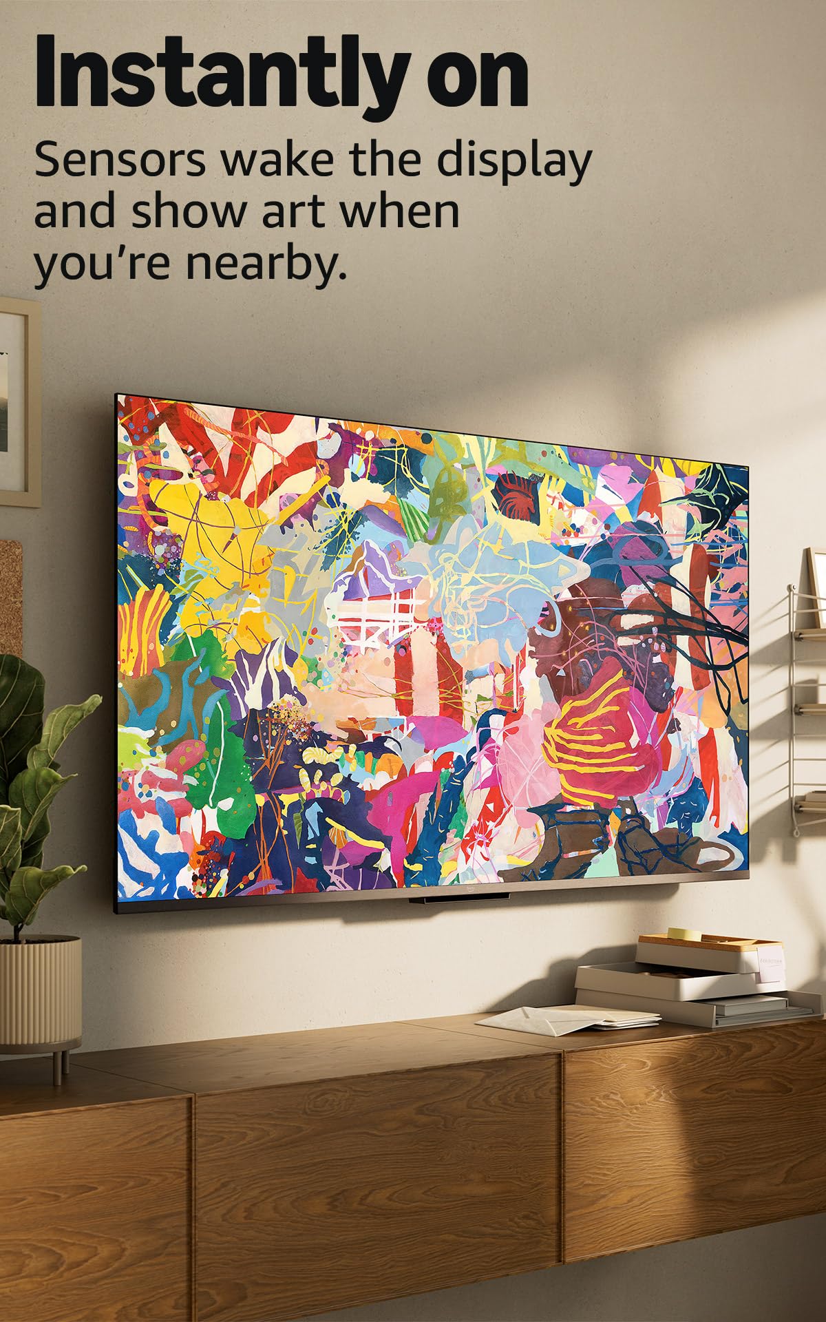 Amazon Ember 55" 4-Series with Fire TV (newest model), 4K Ultra HD smart TV with Alexa Remote, HDR10+, fast processor, Dolby Audio, Ambient Experience, free and live TV, find shows faster with Alexa+