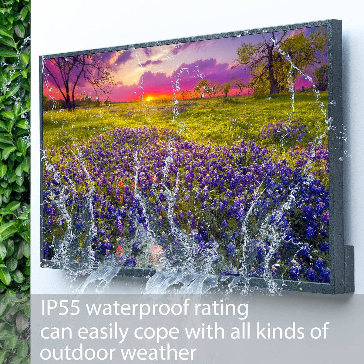 SYLVOX 43 Inch Outdoor TV, Weatherproof Google TV, IP56 Waterproof TVs