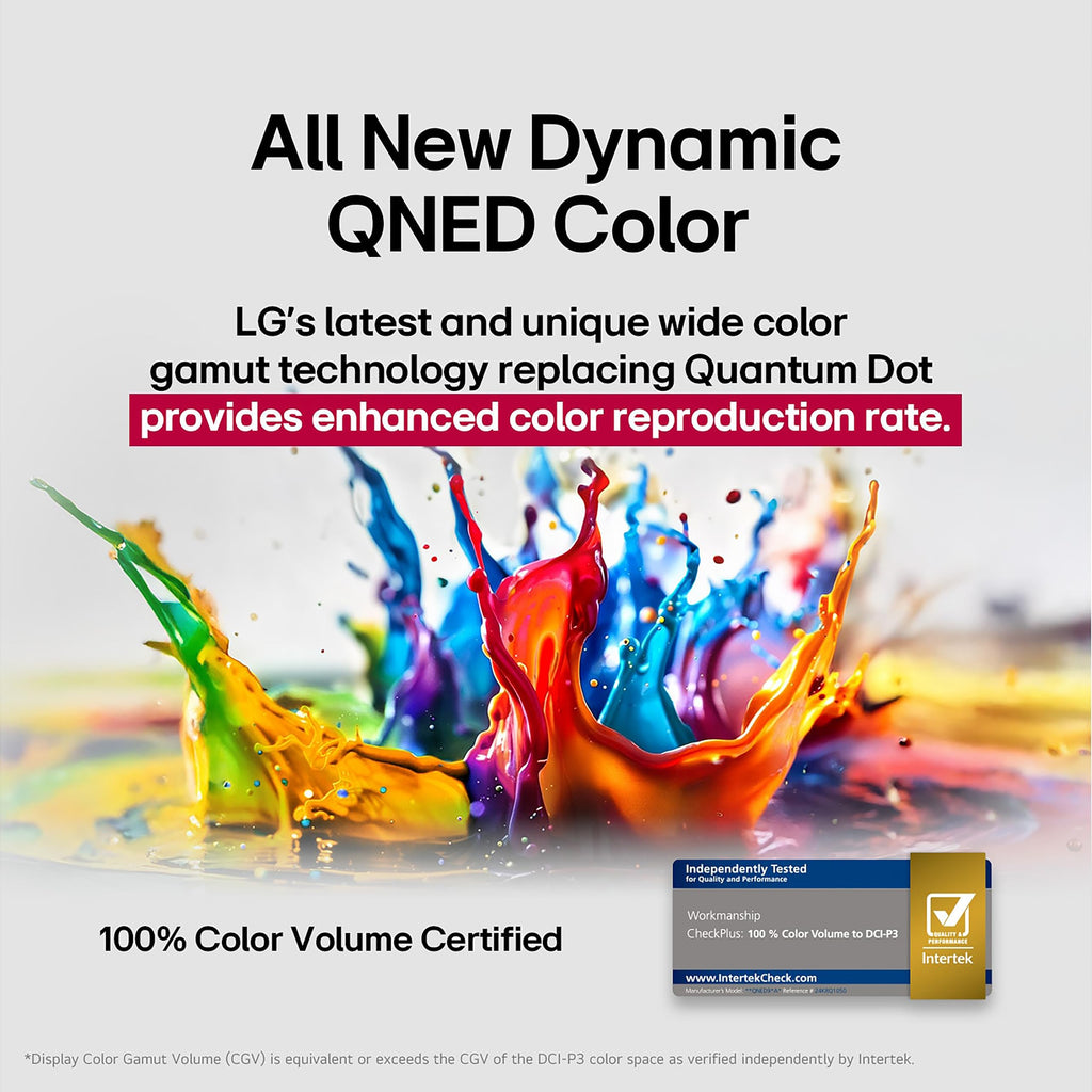 LG 86-Inch Class QNED evo AI QNED85A Series Mini LED 4K Smart TV w/AI Picture, Sound, Super Upscaling 4K, HDR10, Filmmaker Mode, Wow Orchestra, Alexa Built-in (86QNED85AUA, 2025)