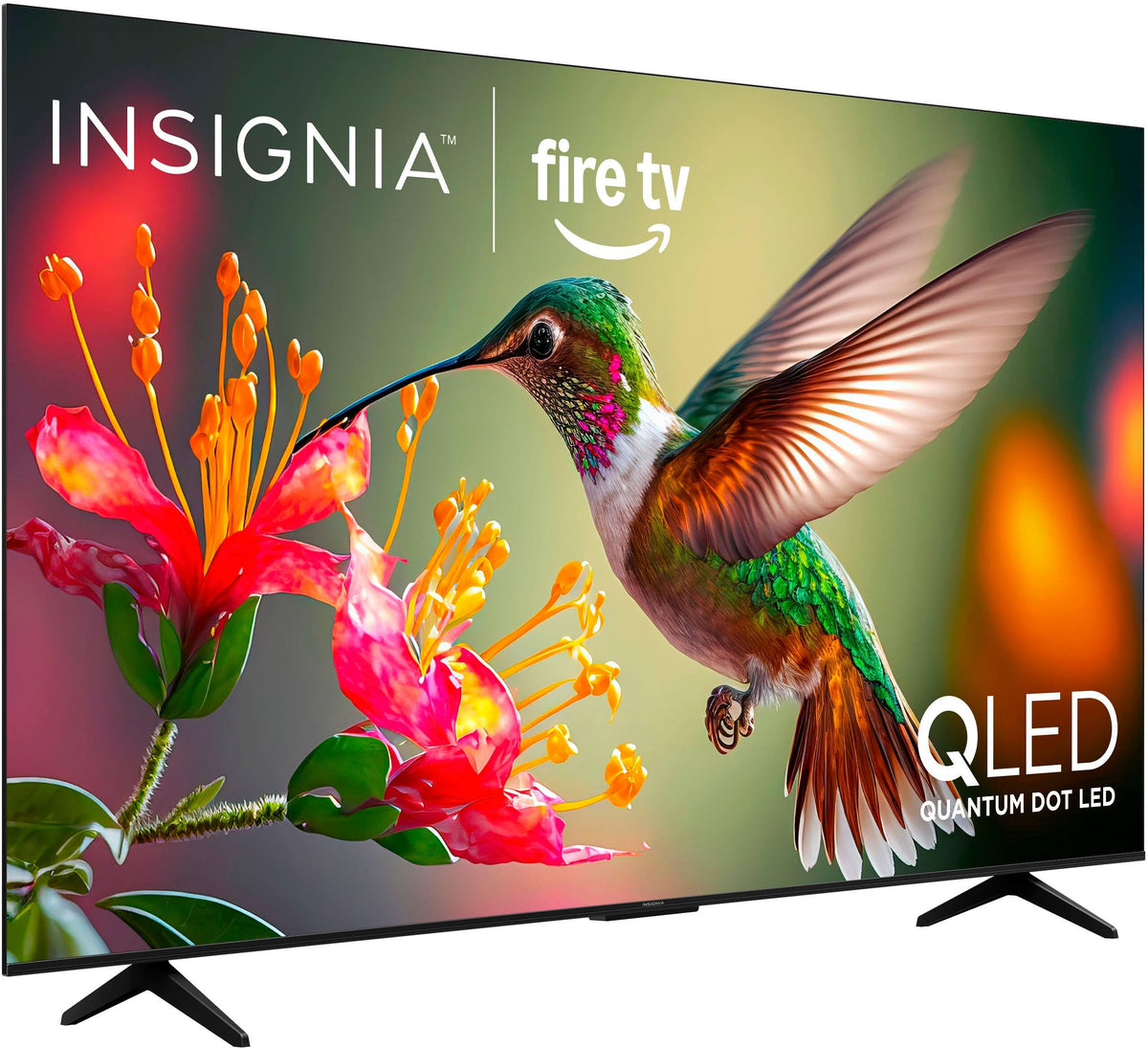 INSIGNIA 55-inch Class QF Series LED 4K UHD QLED Smart Fire TV with Alexa Voice Remote (NS55-UQFL26)