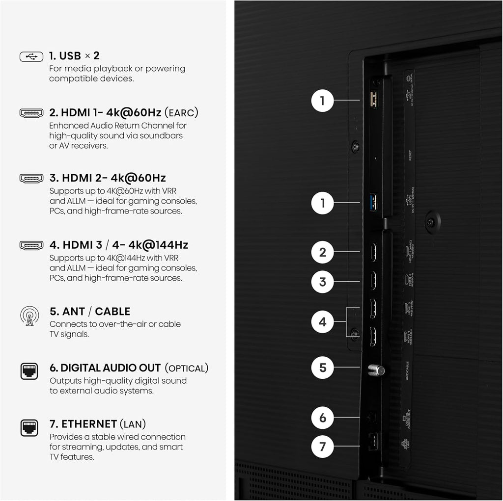 Hisense 55â Hi-QLED S7 CanvasTV Series 4K UHD Google Smart Art TV (55S7SG, 2026 New) - 144Hz, Art Mode, Anti-Glare Panel, Dolby Vision HDR, Hi-Matte Display, Frame & UltraSlim Wall Mount Included