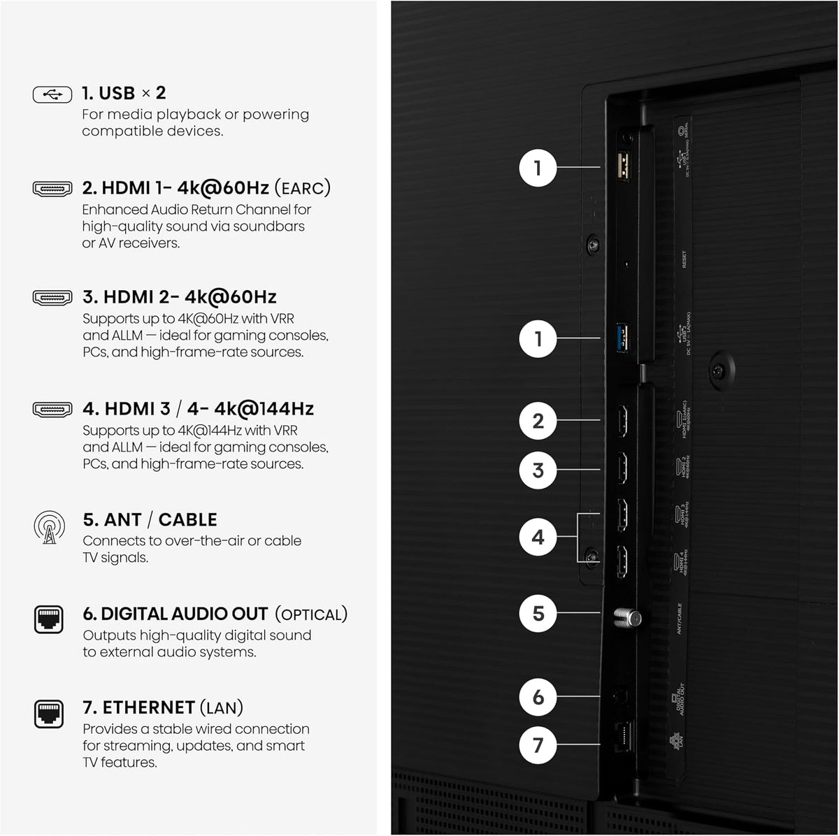 Hisense 55â Hi-QLED S7 CanvasTV Series 4K UHD Google Smart Art TV (55S7SG, 2026 New) - 144Hz, Art Mode, Anti-Glare Panel, Dolby Vision HDR, Hi-Matte Display, Frame & UltraSlim Wall Mount Included
