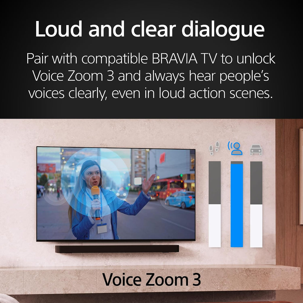 Sony BRAVIA 8 II 65-Inch 4K QD OLED Smart TV (K-65XR80M2) with BRAVIA Theater Quad 16-Speaker Home Audio System (HT-A9M2)