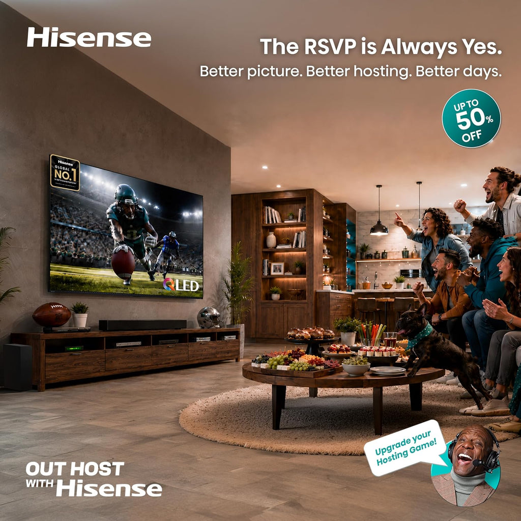 Hisense 40-Inch Class QD4SR Series Hi-QLED FHD Smart Roku TV (40QD4SR, 2026 Model) â Hi-QLED Color, Dolby Audio, Compatible with Alexa, Full Array LED, Slim Bezel Design