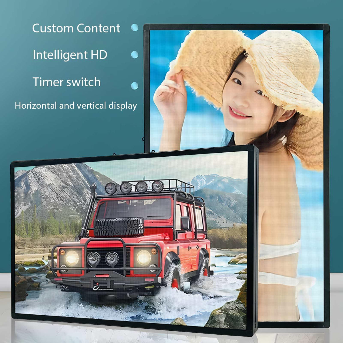 P6 Programmable Led Sign Custom Scrolling Outdoor Digital Signs For Businesses Display Screen Electronic Message Board Stock Ticker Advertising Pixel Led Panel Marquee 40"X17"