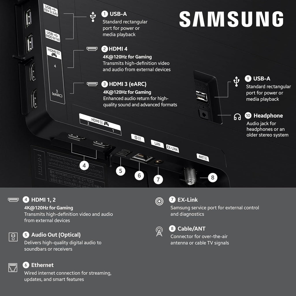 Samsung 48-Inch Class S85H Series, OLED, 4K, Smart TV, 2026 Model