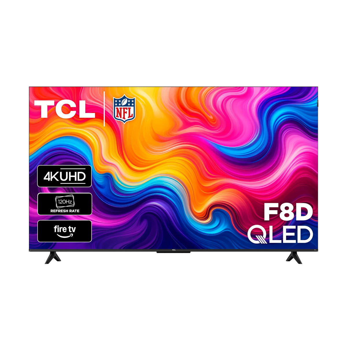 TCL 75-Inch F8D Series 4K QLED Smart TV (75F8D, 2026 Model) with Dolby Vision HDR and Dolby Atmos, Game Accelerator 288 and VRR for Sports and Gaming | Fire TV, Alexa+, 120Hz Refresh, LED Backlighting