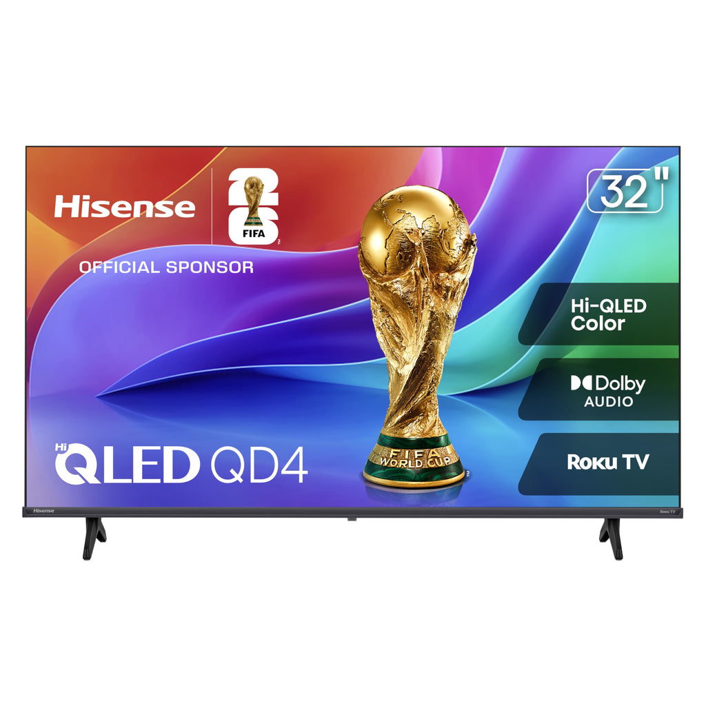 Hisense 40-Inch Class QD4SR Series Hi-QLED FHD Smart Roku TV (40QD4SR, 2026 Model) â Hi-QLED Color, Dolby Audio, Compatible with Alexa, Full Array LED, Slim Bezel Design