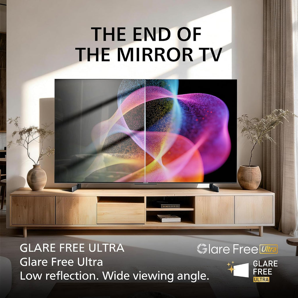 Panasonic W85 Series (2026 Model) 65-inch QD-Mini LED 4K UHD Glare Free Ultra Google TV, Local Dimming Supreme, HDR10+, Dolby Vision, Dolby Atmos, Game Mode - TN-65W85CPS