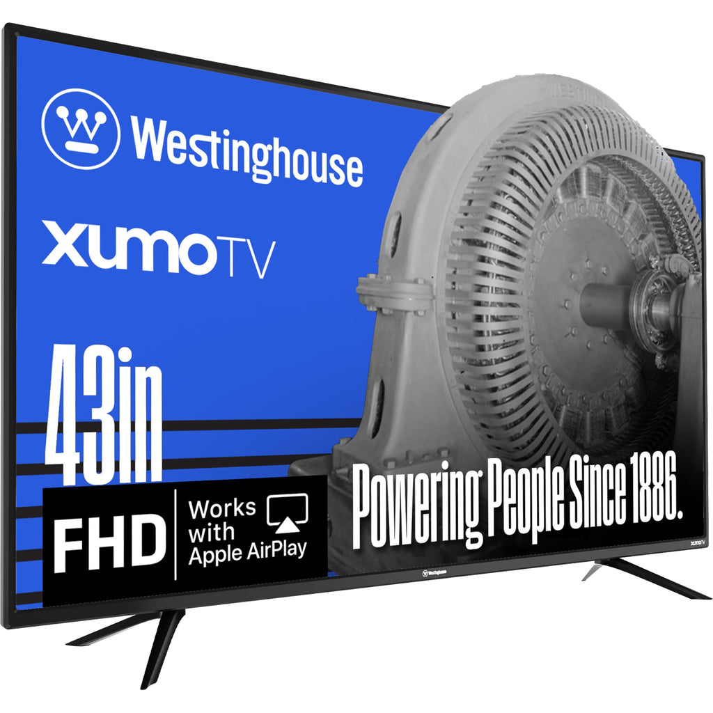 Westinghouse 40-inch Smart TV, FHD 1080P Xumo TV w/Voice Remote, Flat Screen Television w/Dolby Atmos, Bluetooth, Apple AirPlay, Wi-Fi & Mobile Connectivity
