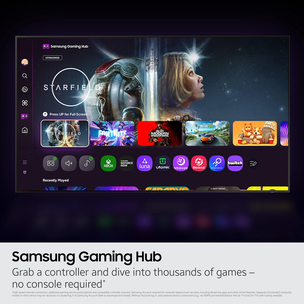 Samsung 65-Inch Class OLED S90F 4K Smart TV (2025 Model) NQ4 AI Gen3 Processor Upscaling Pro HDR +, Motion Xcelerator 144Hz, Vision Alexa Built-in