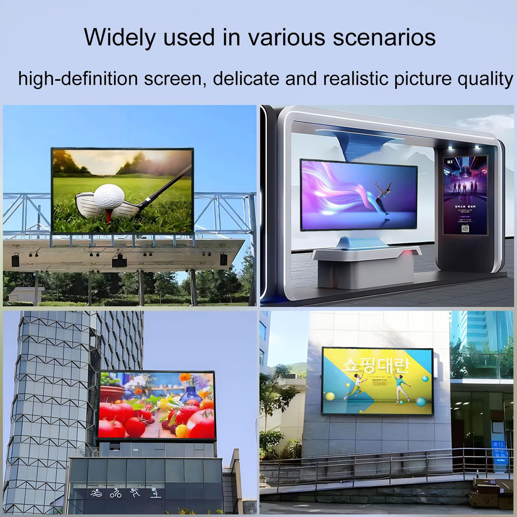 P3 Programmable Scrolling Custom Led Sign Outdoor Digital For Business Display Screen WiFi Control Electronic Message Board Store Advertising Ticker Word Light Bar Open Pixel Panel 40"x18'