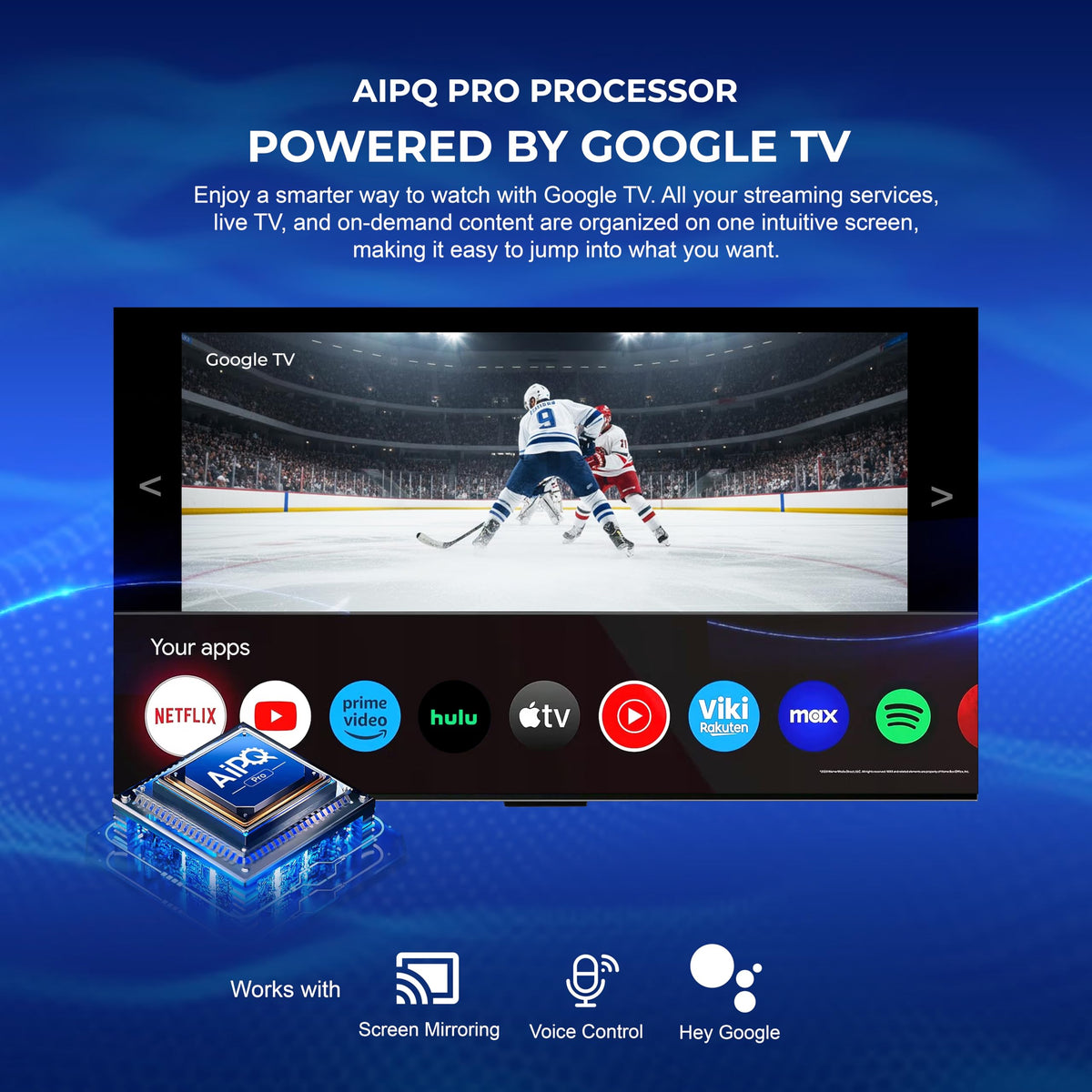 Titan G100 Mini 85 Inch Covered Patio Outdoor TV â 4K UHD QLED IP65 - Google OS, Dolby Vision & Atmos, Onkyo Speakers - Thin Bezel - Weather Resistant - 2-Year Warranty & USA Assembled