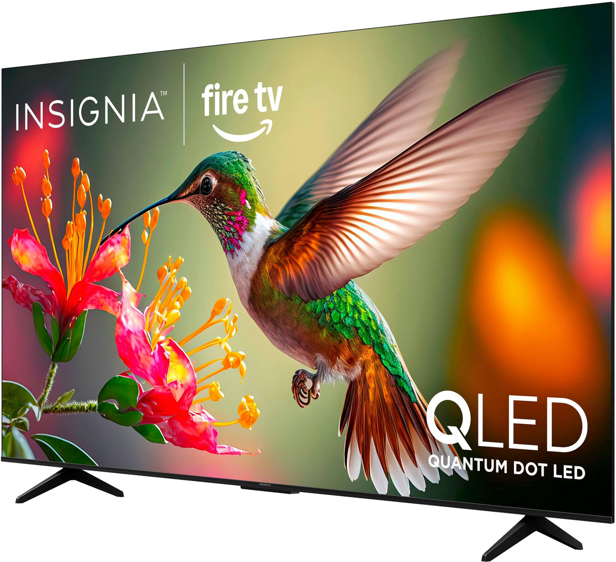 INSIGNIA 55-inch Class QF Series LED 4K UHD QLED Smart Fire TV with Alexa Voice Remote (NS55-UQFL26)