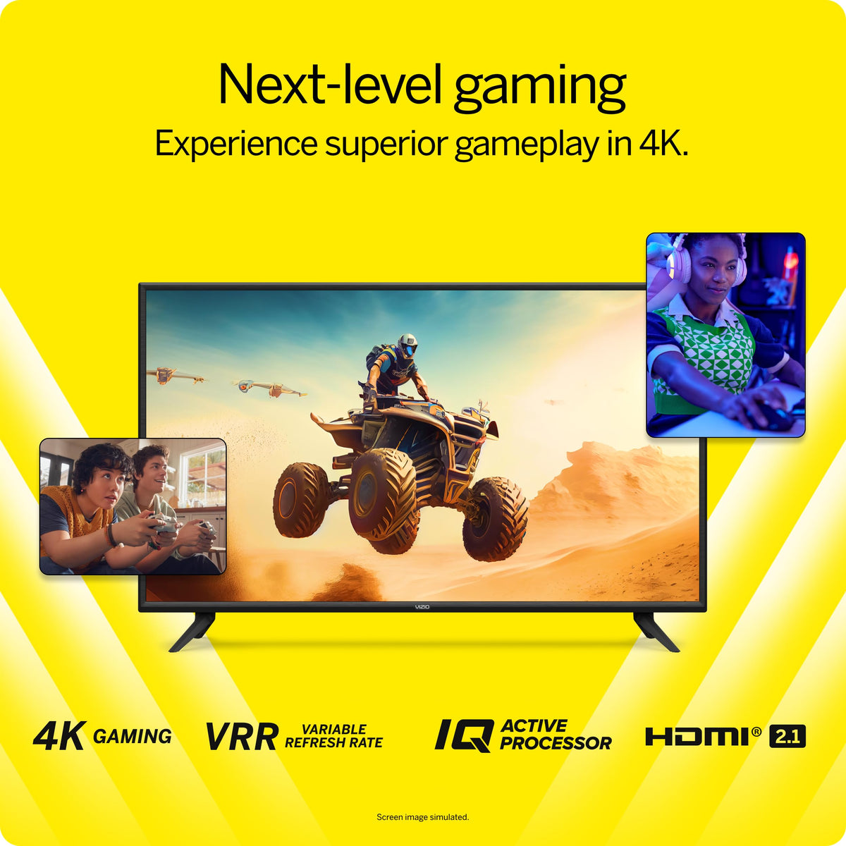 VIZIO 50-Inch V-Series 4K UHD LED Smart TV with Voice Remote, Dolby Vision, HDR10+, Alexa Compatibility, 2022 Model