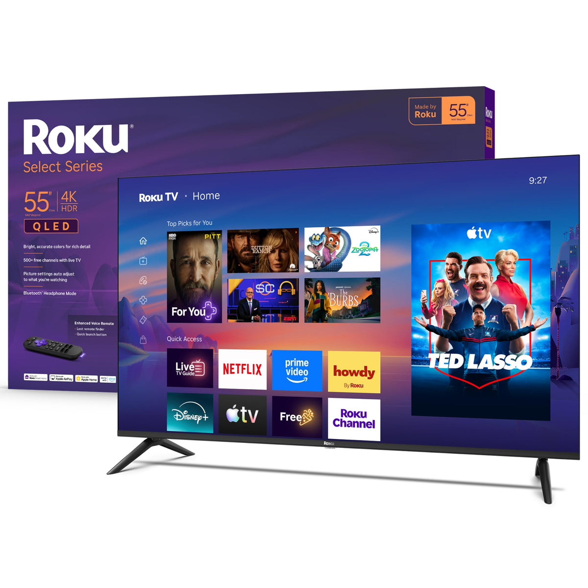 Roku 43-Inch Select Series Smart TV 2026-4K (2160p) HDR TV - RokuTV