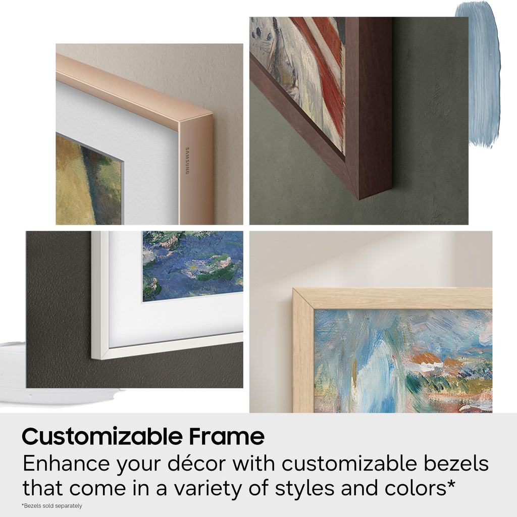 Samsung 55-Inch Class The Frame LS03HE Series Samsung Vision AI Smart TV (2026 Model, 55LS03HE) Glare Free with QLED, Art Mode Store, Slim Fit Wall Mount Included, Alexa Built-in