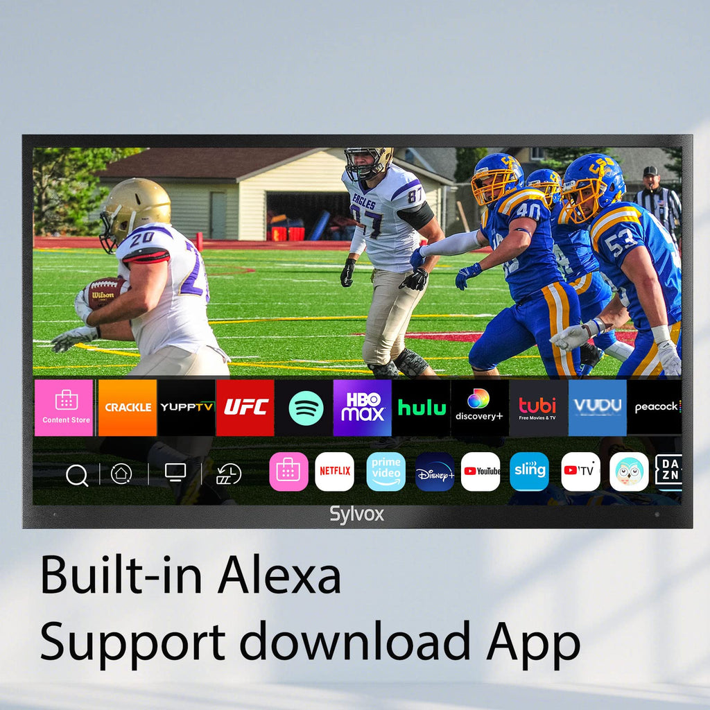 SYLVOX 43 Inch Outdoor TV, Weatherproof Google TV, IP56 Waterproof TVs