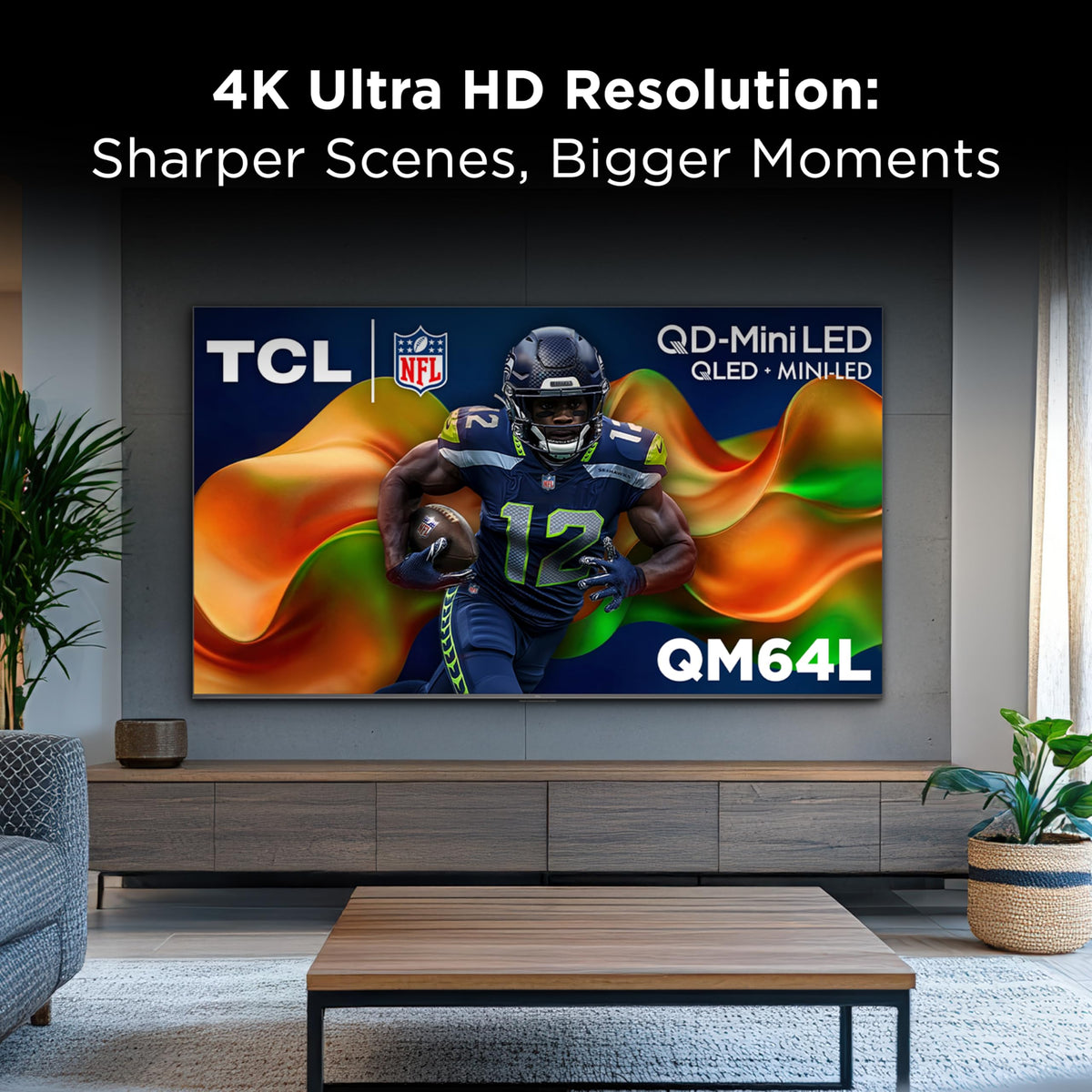 TCL 65-Inch QM64L Series | Mini LED QLED 4K HDR Gaming TV for Sports & Movies | 65QM64L, 2026 | 144Hz VRR, Dolby Vision Atmos, Alexa+ Voice Remote, Amazon Exclusive Smart Fire TV