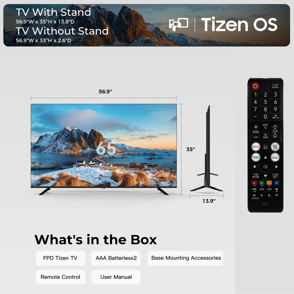 FPD 40-inch Smart TV, 1080p Full HD Google TV, HDR10, Dolby Audio (CG40-P3)