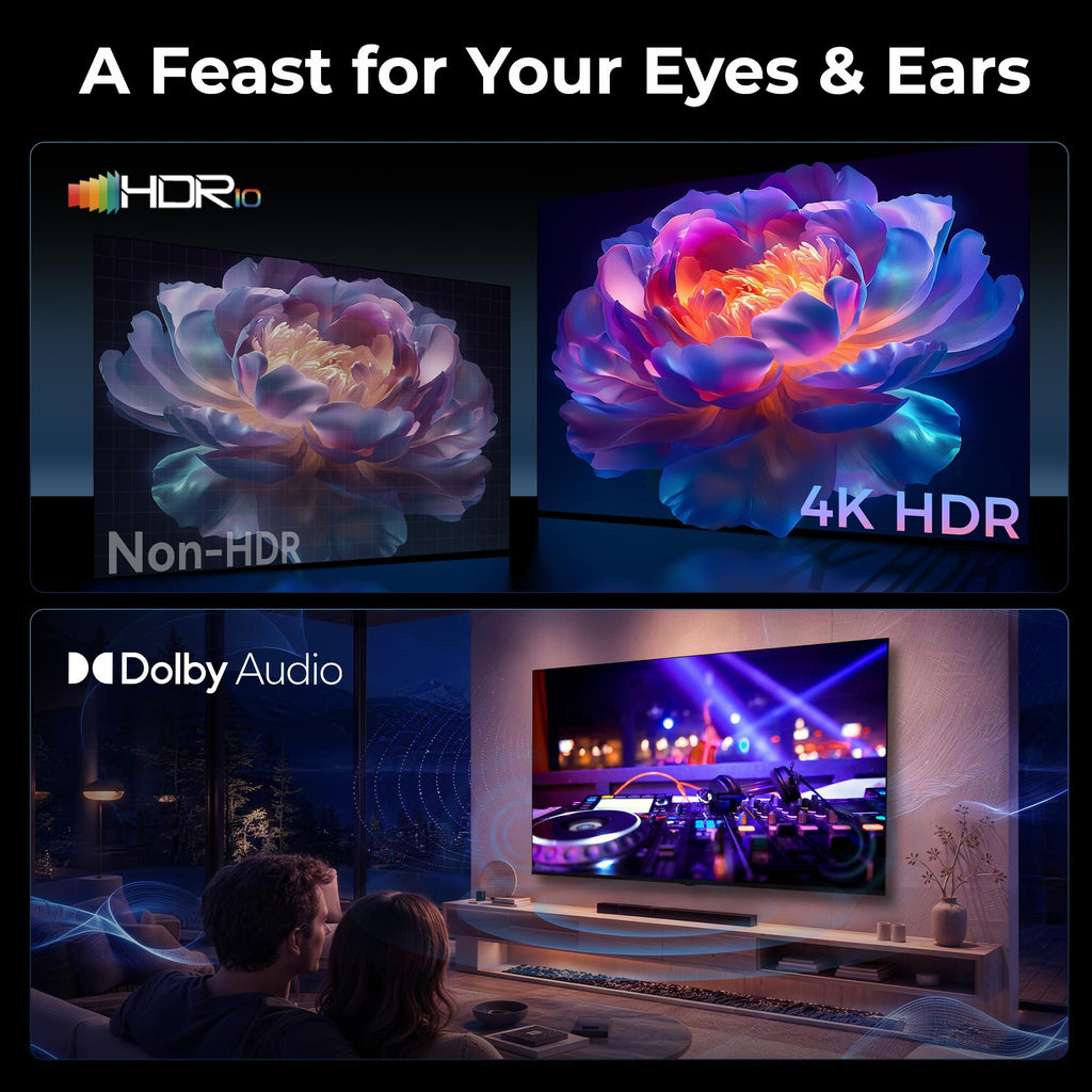 FPD 40-inch Smart TV, 1080p Full HD Google TV, HDR10, Dolby Audio (CG40-P3)