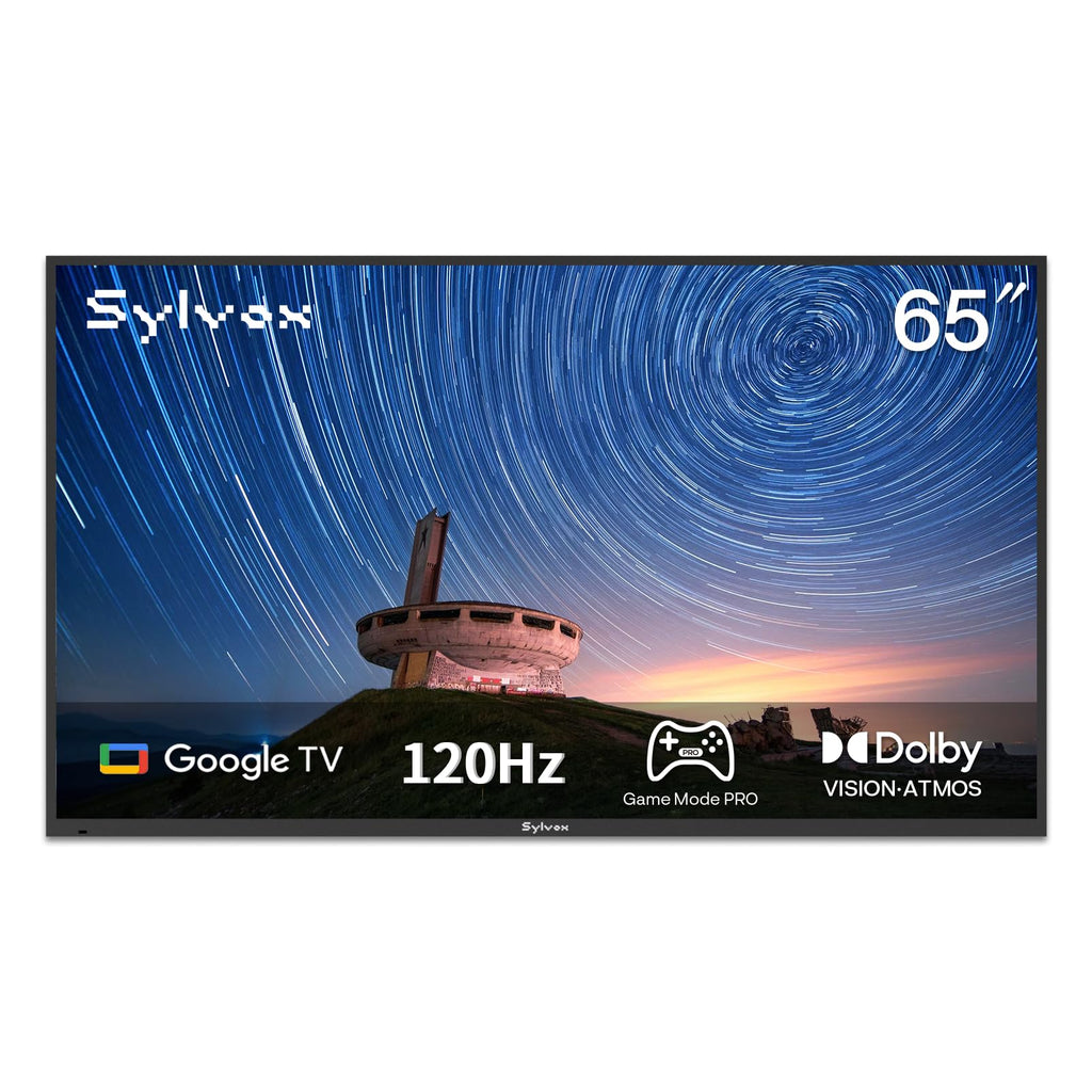 SYLVOX Outdoor TV, 55 inch Smart Waterproof Outdoor TV, 4K UHD Weatherproof