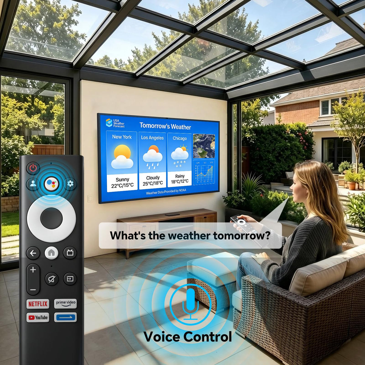 55 Inch Outdoor TV, 1500 Nits Hight Brightness, IP66 Waterproof TV