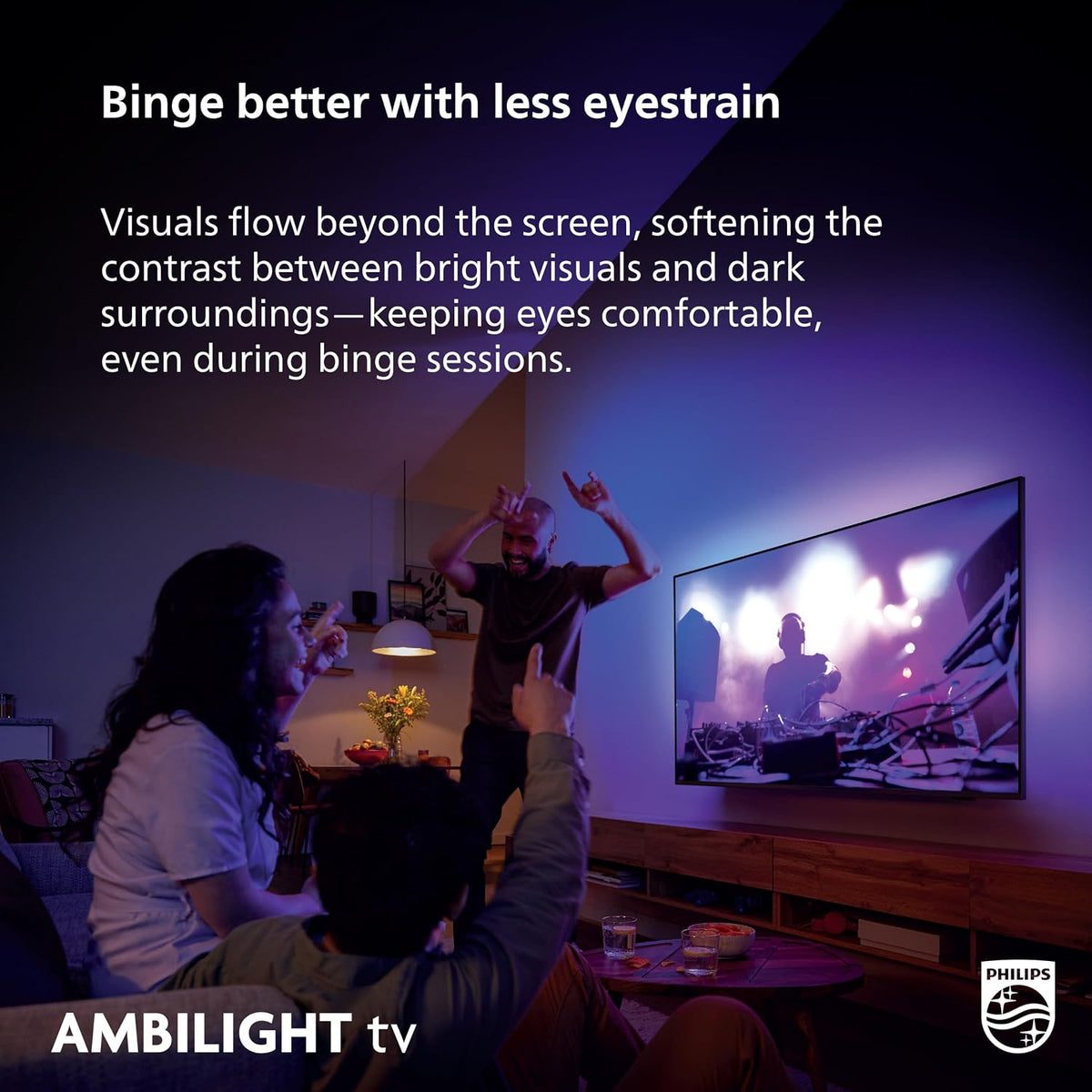 PHILIPS 50 Inch 4K QLED Roku TV, 7985 Series with Ambilight, UHD 2160p, HDR